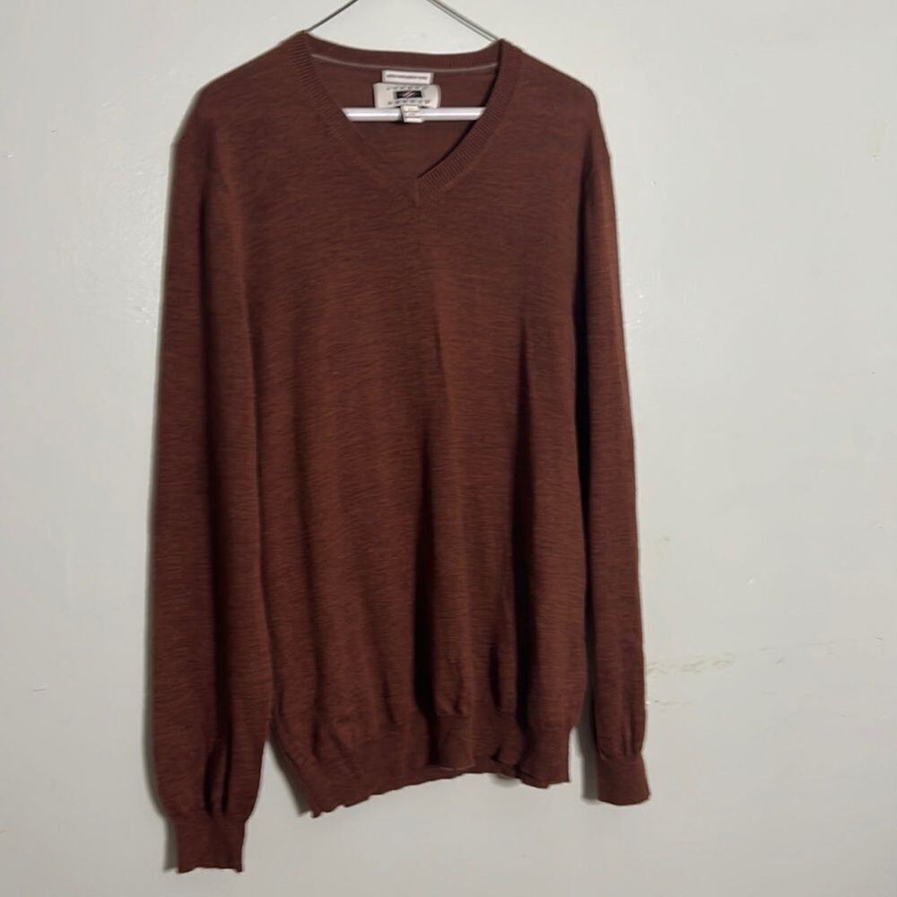 JOSEPH ABBOUD EXTRA FINE‎ MERINO WOOL SWEATER SIZE L